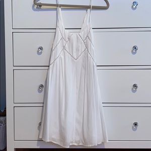 white sun dress